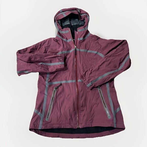 Outdoor Research Jackets & Blazers - Women's Outdoor Research Coat Jacket Purple Large Hooded Zip Pockets Tactical